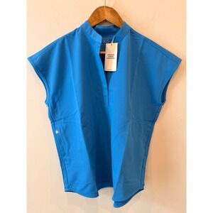 FIGS Rafaela Scrub Top XXS Carribean Blue Medical NWT